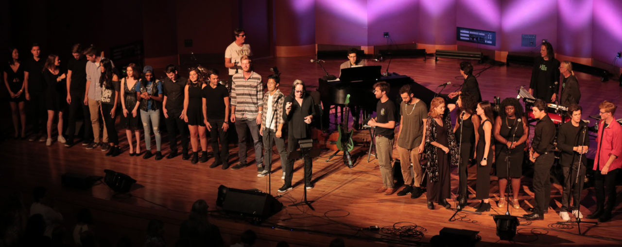 Student artists shine in Todd Rundgren's "Play like a Champion" concert