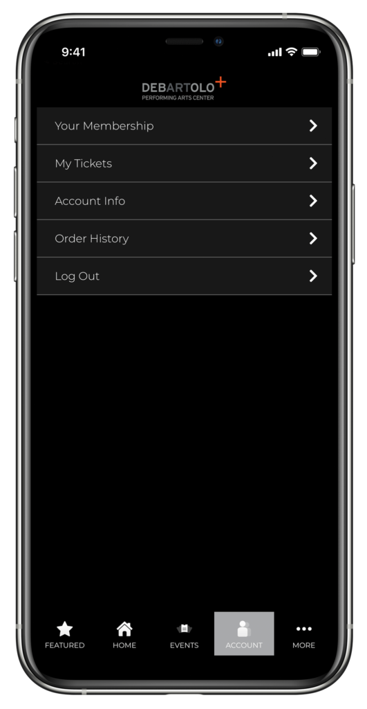 Account Info App Image