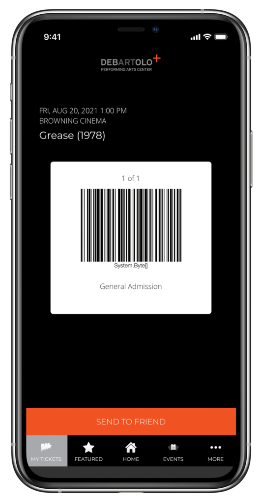 Mobile Ticket App Image